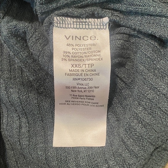 Vince Ribbed Elbow Sleeve T-Shirt - Picture 4 of 6